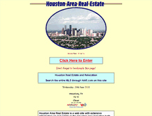 Tablet Screenshot of houstonarearealestate.com